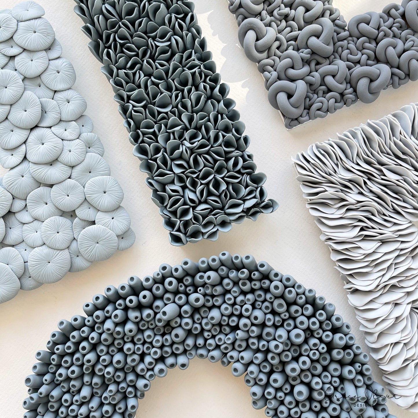 Tube Coral Wall Letter