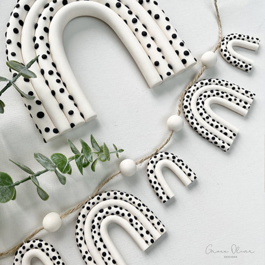 Spotty Rainbow Garland