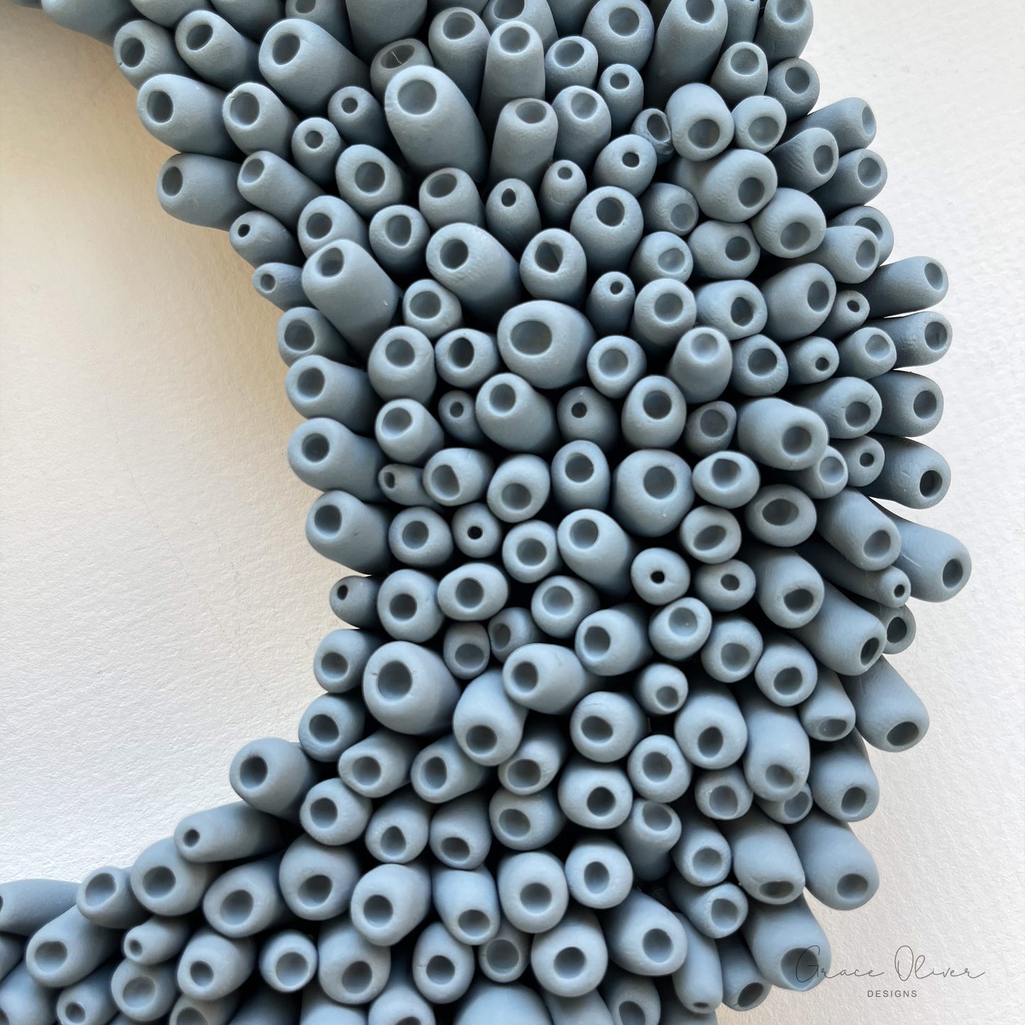 Tube Coral Wall Letter