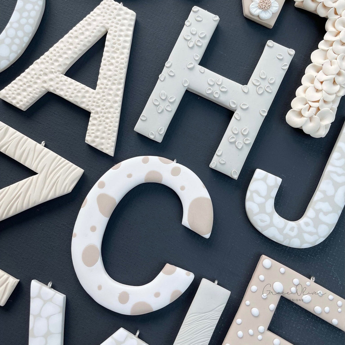 Personalise Your Child's Room with Individual Hanging Letters – Grace ...