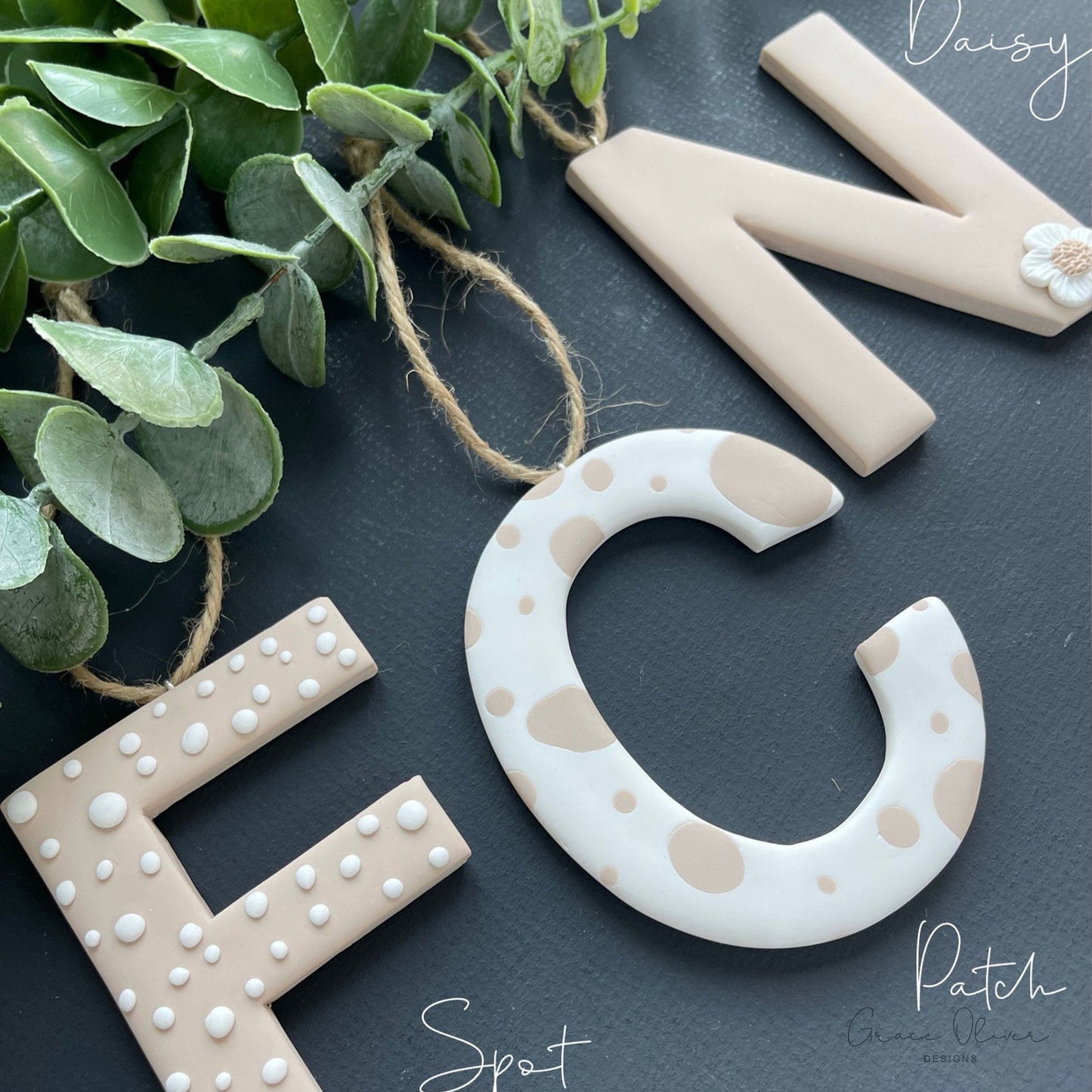 Individual Hanging Letters