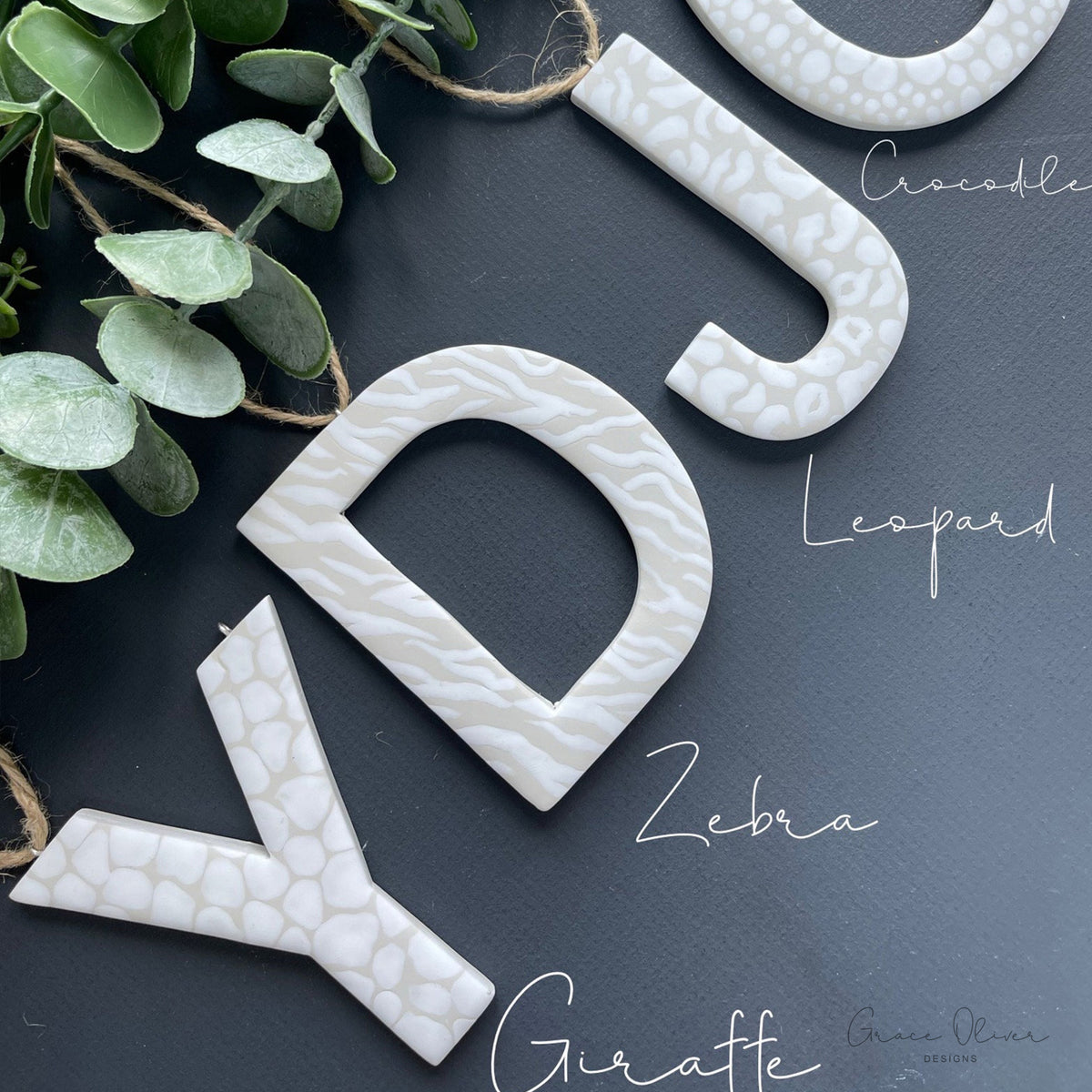 Personalise Your Child's Room with Individual Hanging Letters – Grace ...