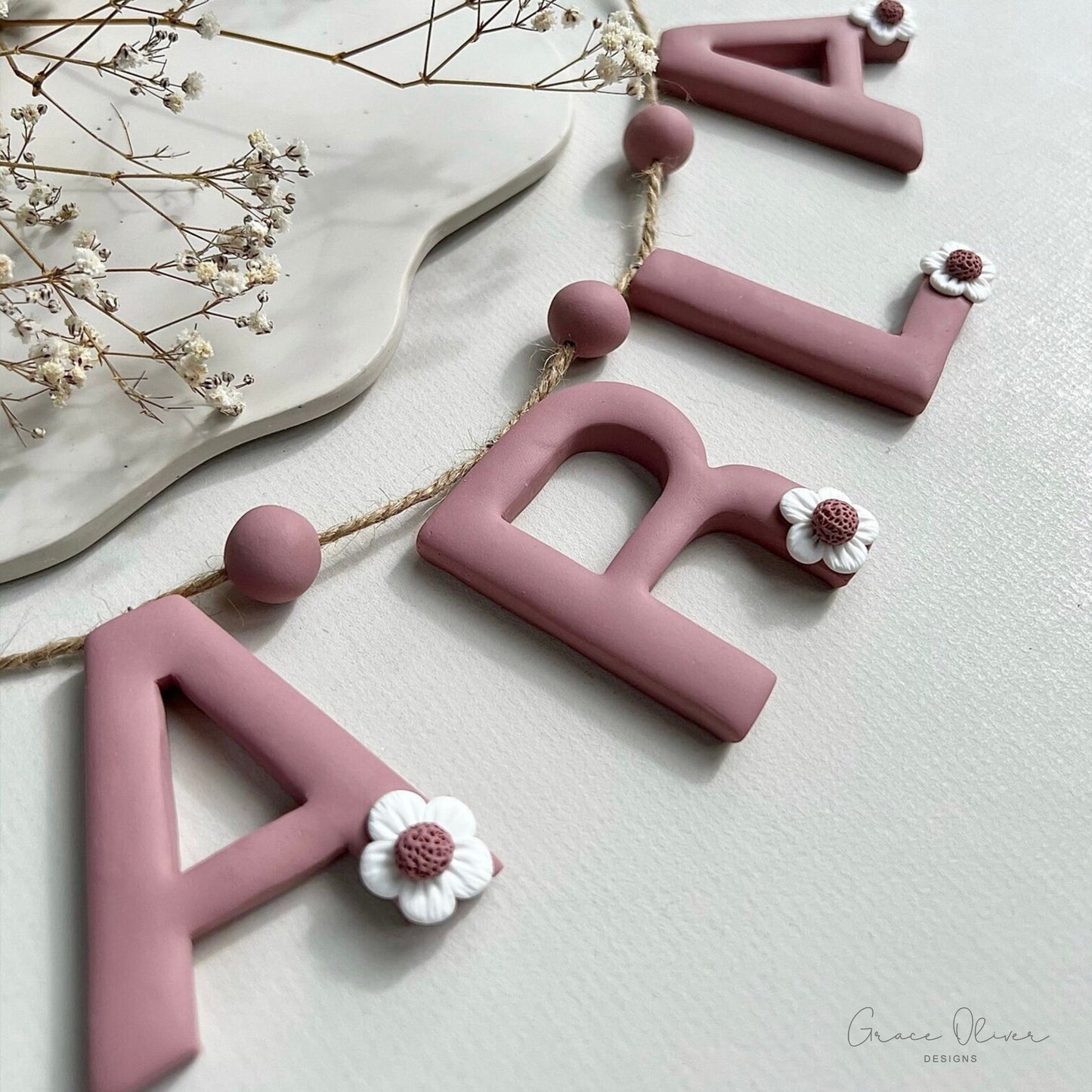 Personalised Daisy Name Garland