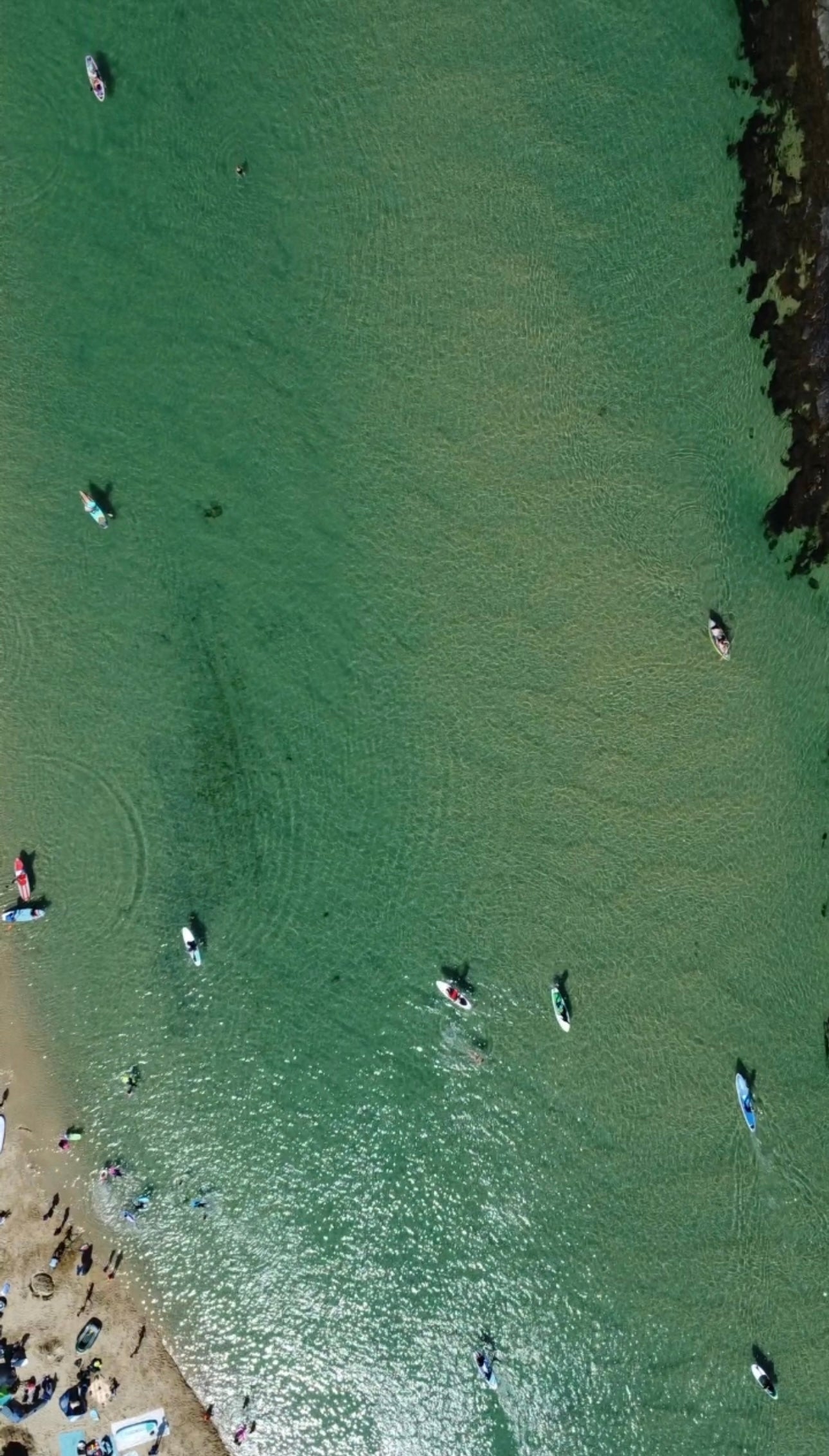 Cornwall from above- Crantock Beach