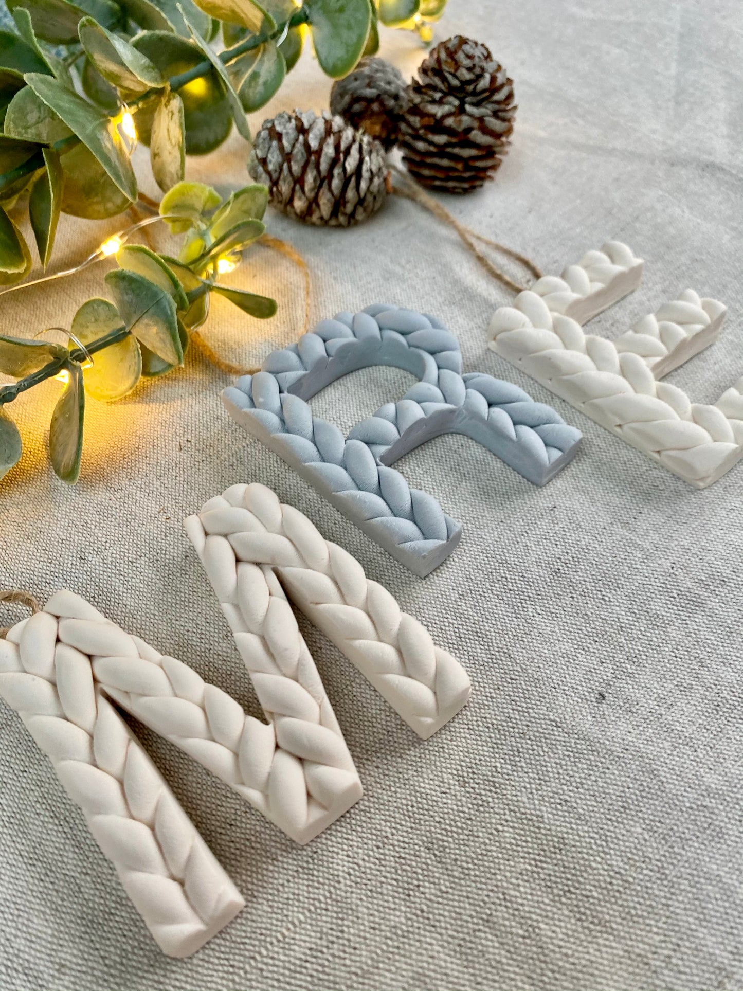 Chunky Knit Letters