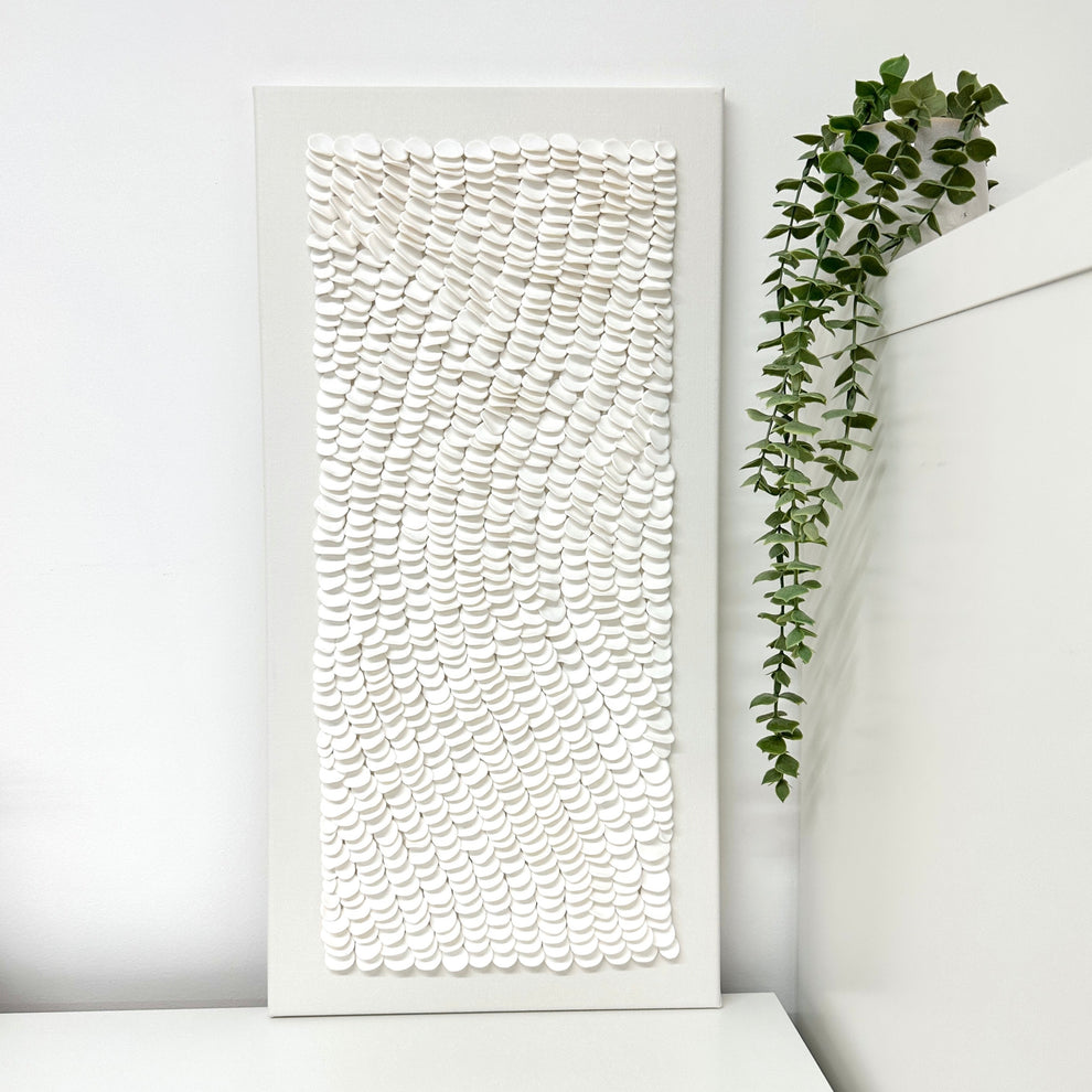 Current | Neutral Sculptural Wall Art – Grace Oliver Designs