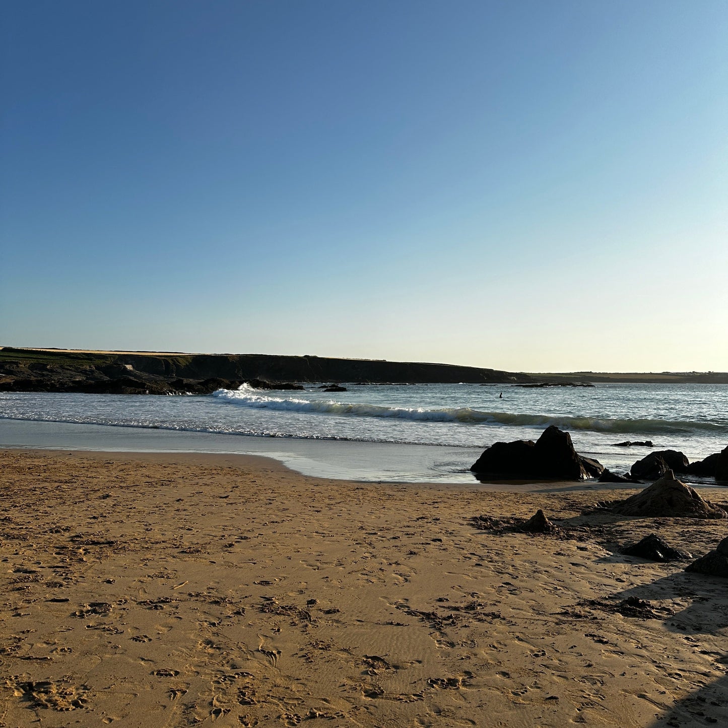 Cornwall from above - Trevone Beach