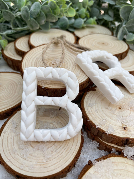 Chunky Knit Letters